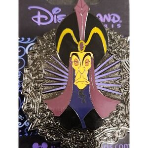 Disney Jafar Villain Pin Disneyland Paris Collectible Aladdin 80142-A